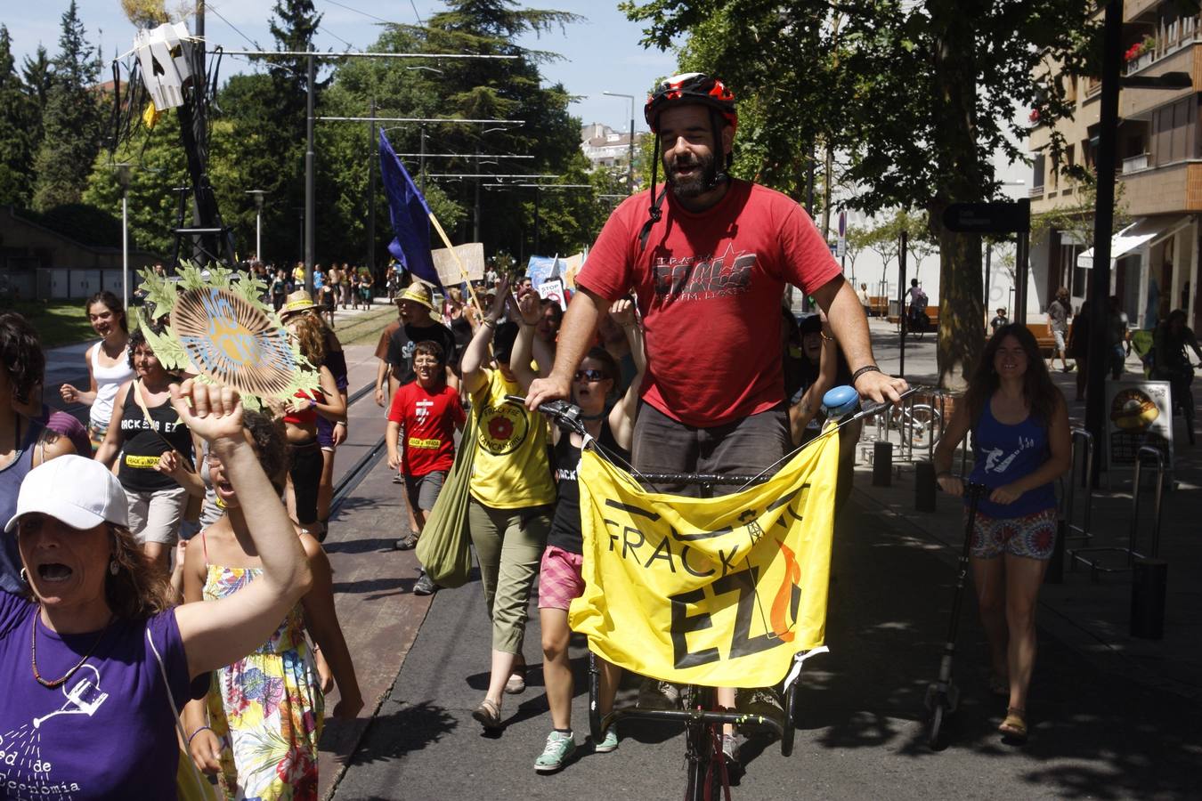 El movimiento antifracking se instala en Vitoria