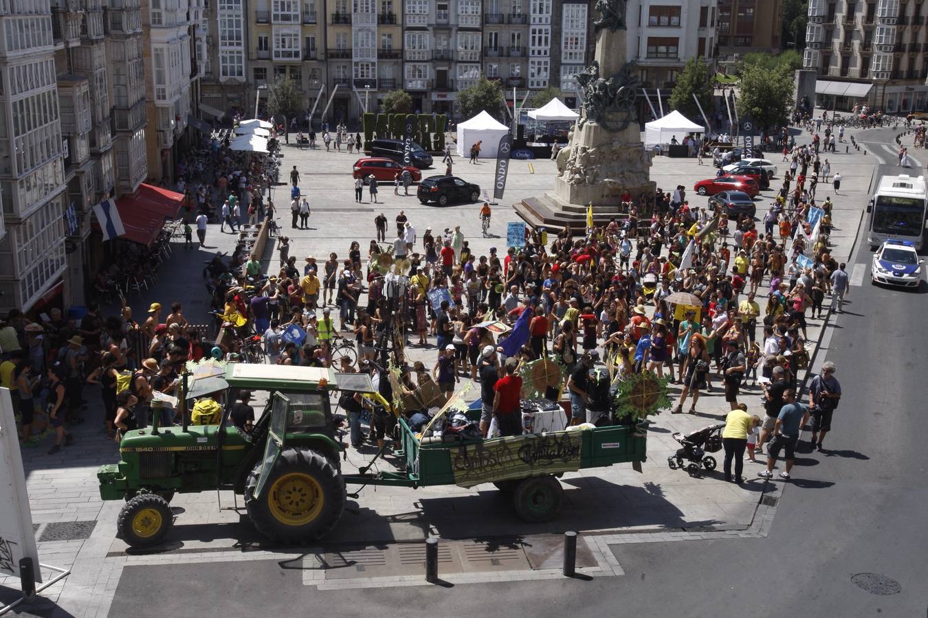 El movimiento antifracking se instala en Vitoria