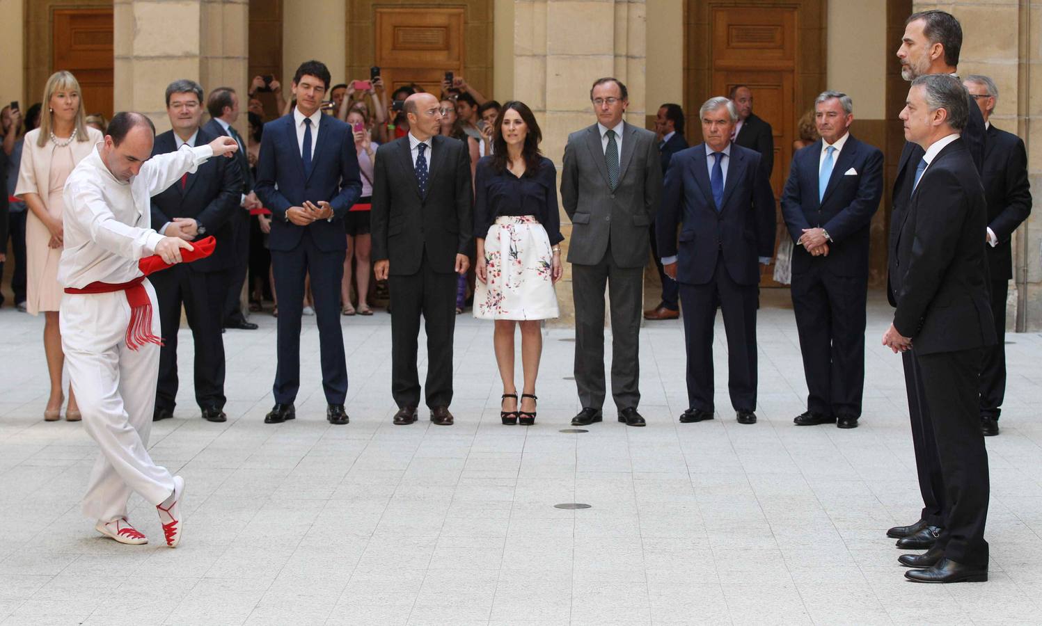 La visita de Felipe VI a Bilbao, en imágenes