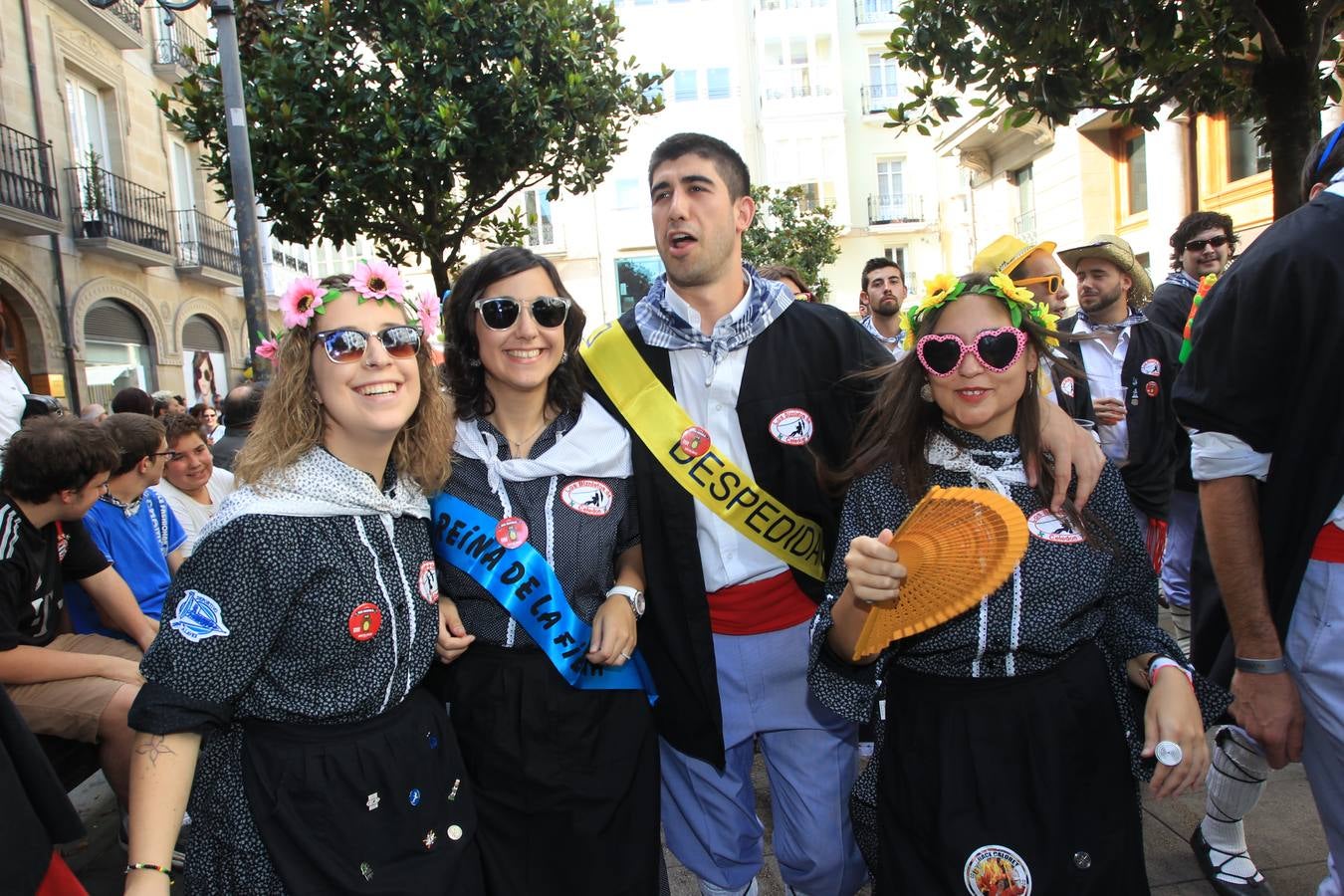 Segundo paseíllo de los blusas a los toros