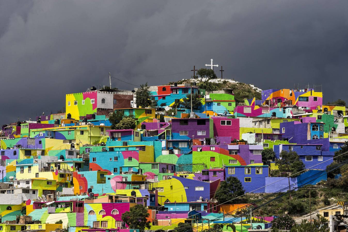 Un barrio mural en Pachuca, México