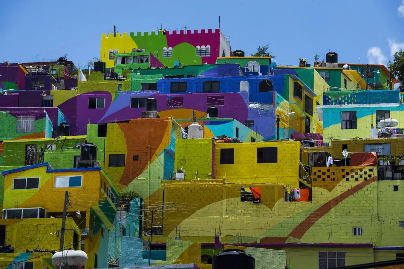 Un barrio mural en Pachuca, México