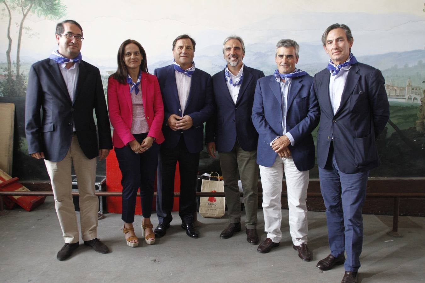 Peio Belaustegigoitia, Yolanda Martínez, Vicente Rodero, Juan Asúa, Joan Piera y Álvaro Aresti.
