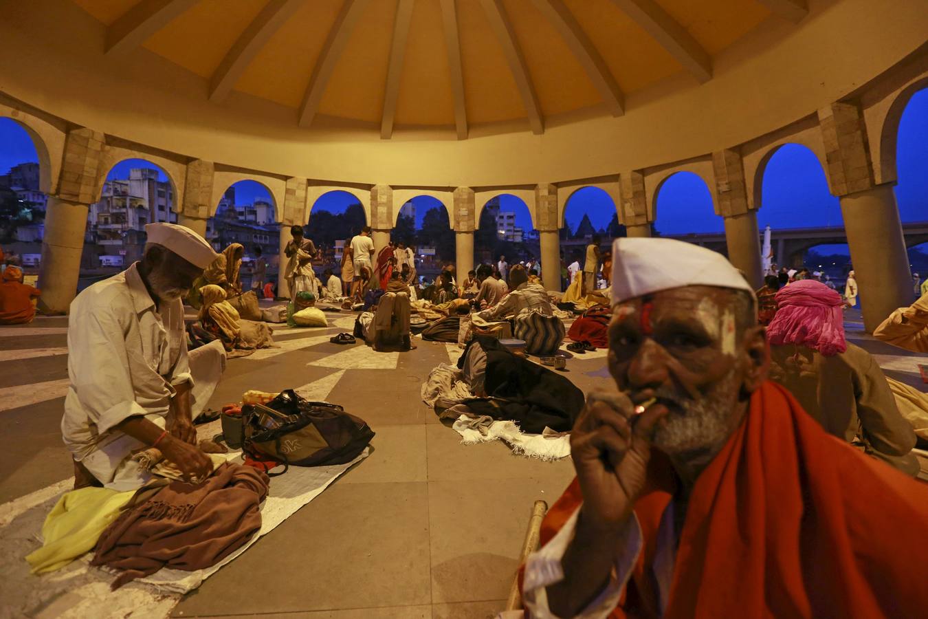 Multitudinaria festividad hindú de Kumbh Mela en la India