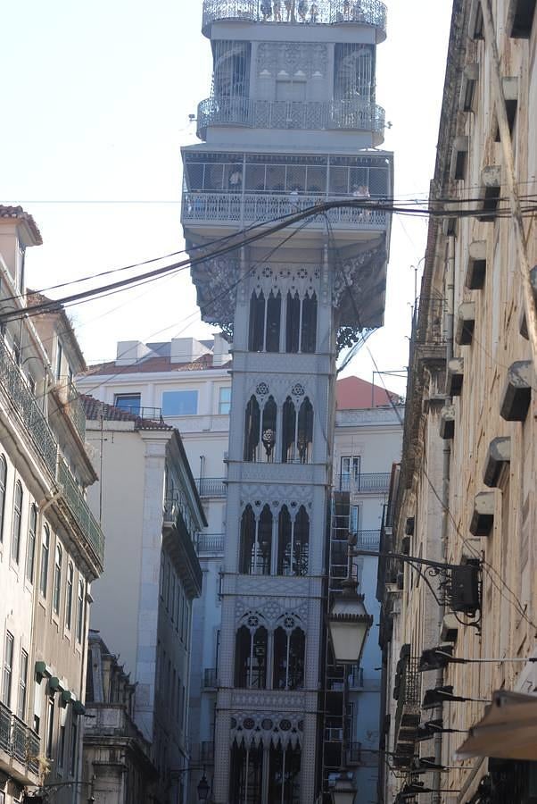 El mirador de Santa Justa, un auténtico placer para la vista.