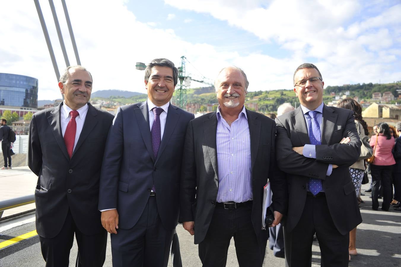 Luis Miguel Duque, Matías de Lecea, Javier Orduna y Eladio Orive.