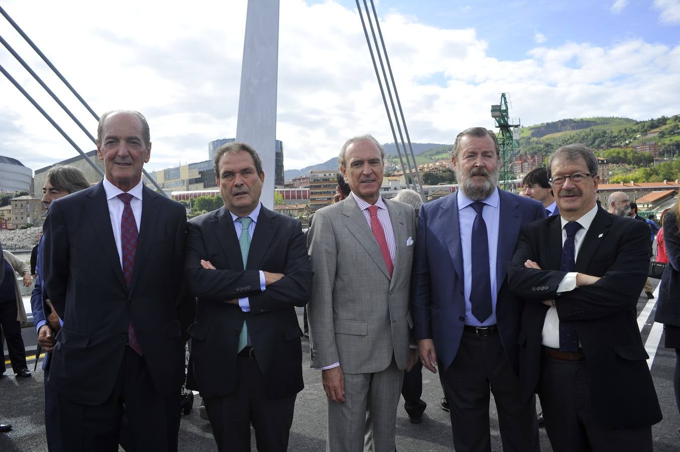 Gabriel Salaverry, Borja Vicinay, Ignacio Erice, José Luis Sabas y Jesús Cañada.