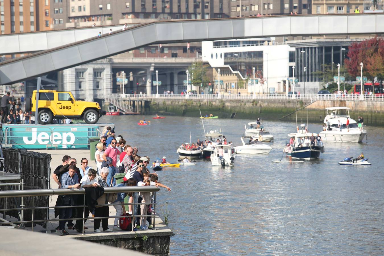 Bilbao vibra con los clavadistas