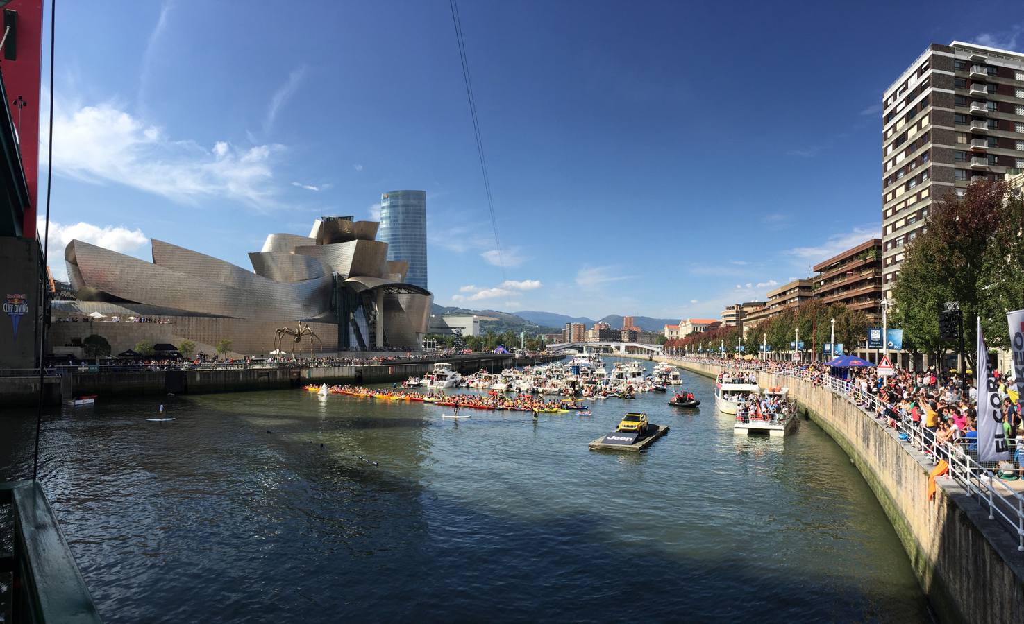 Bilbao vibra con los clavadistas