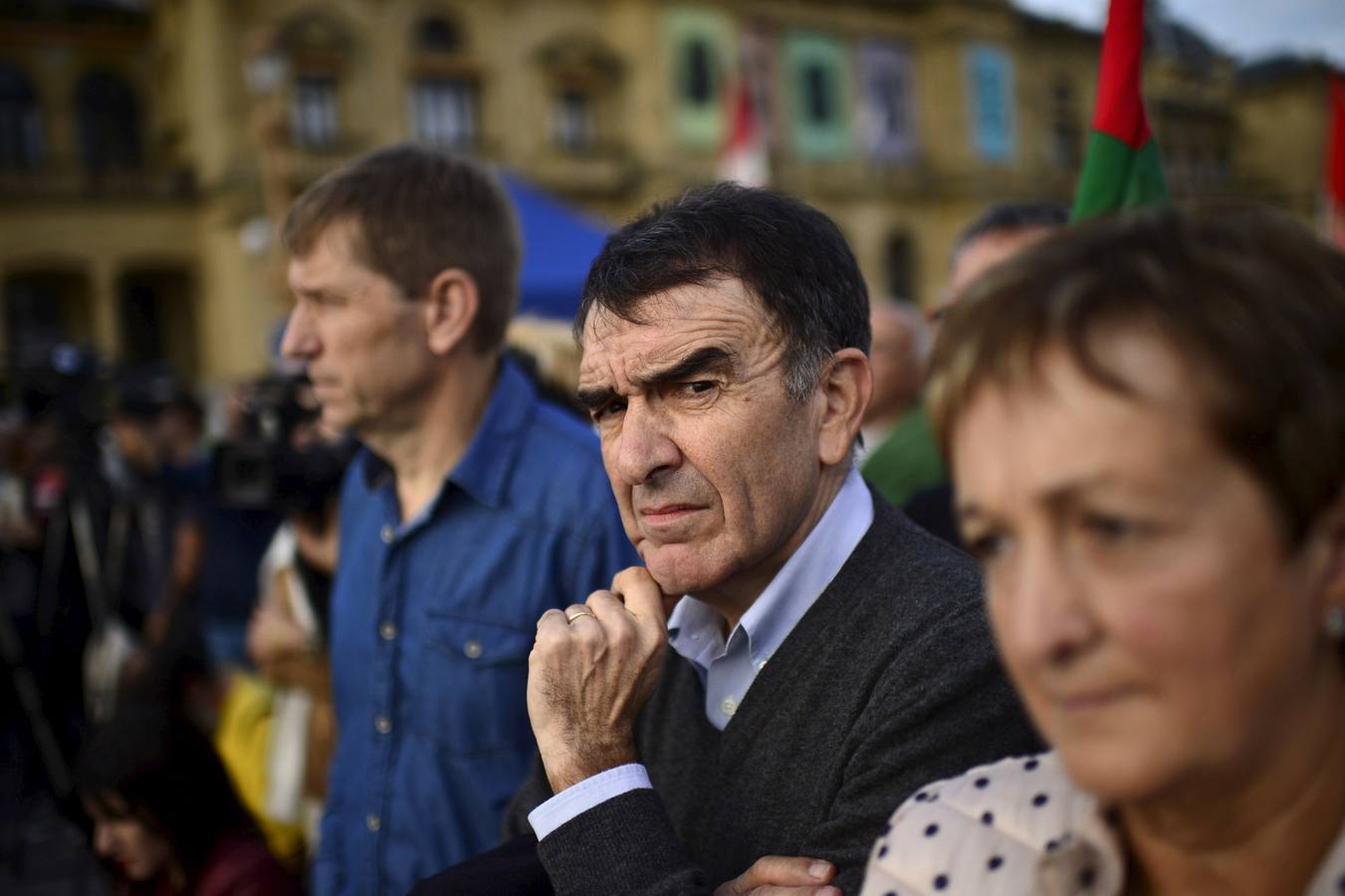 Miles de personas piden en San Sebastián la liberación de Otegi