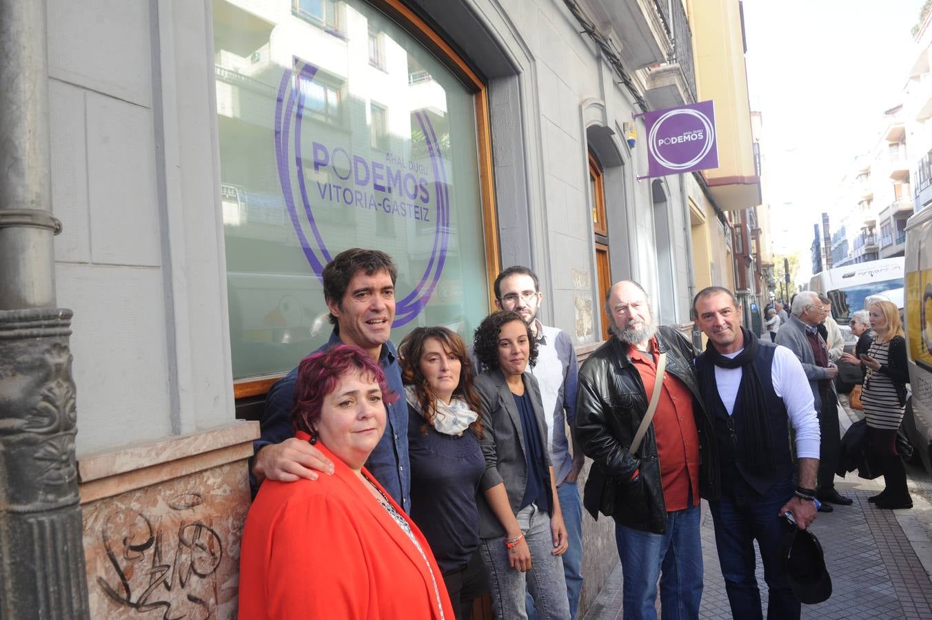 Nueva sede de Podemos en Vitoria