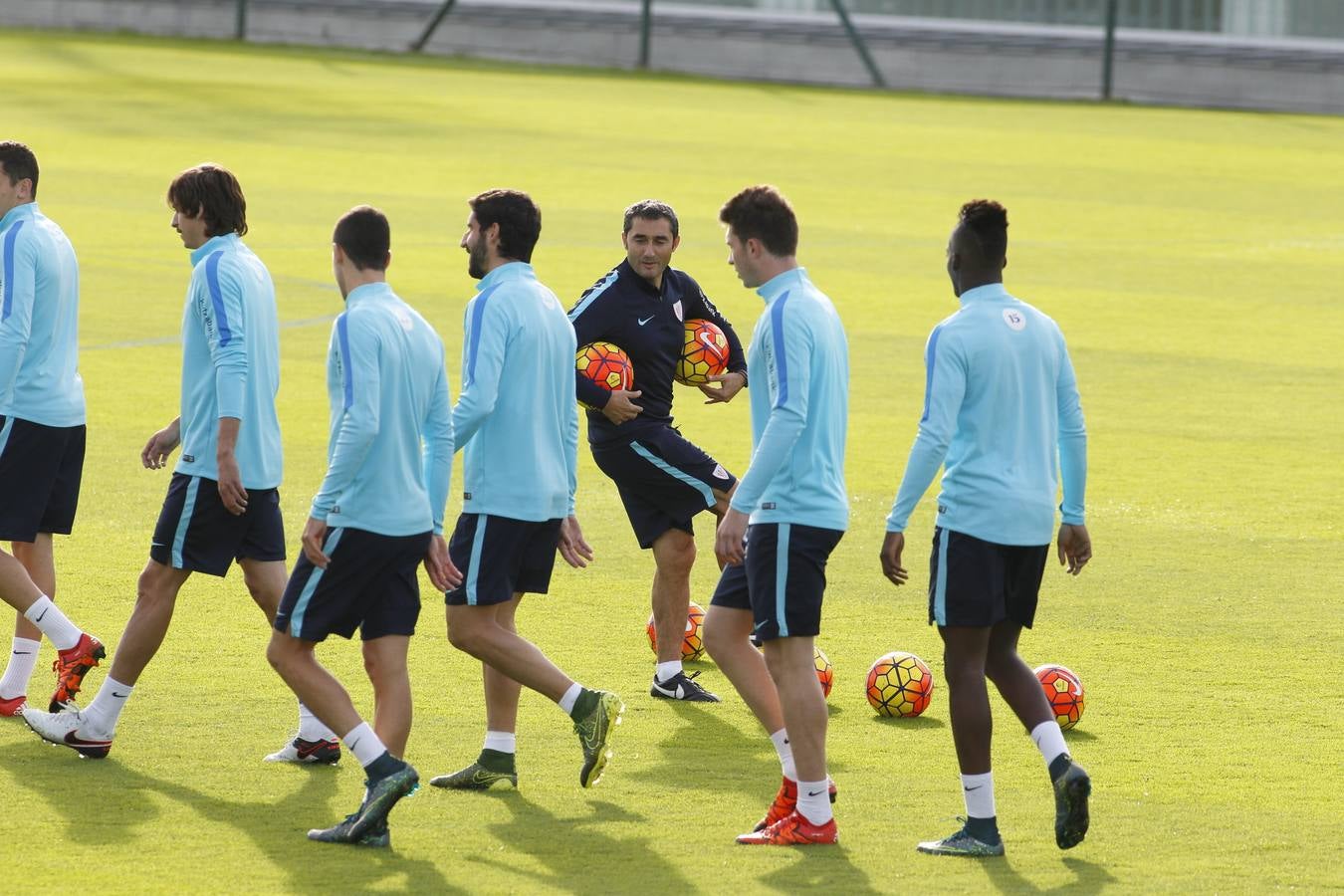 El entrenamiento del Athletic, en imágenes