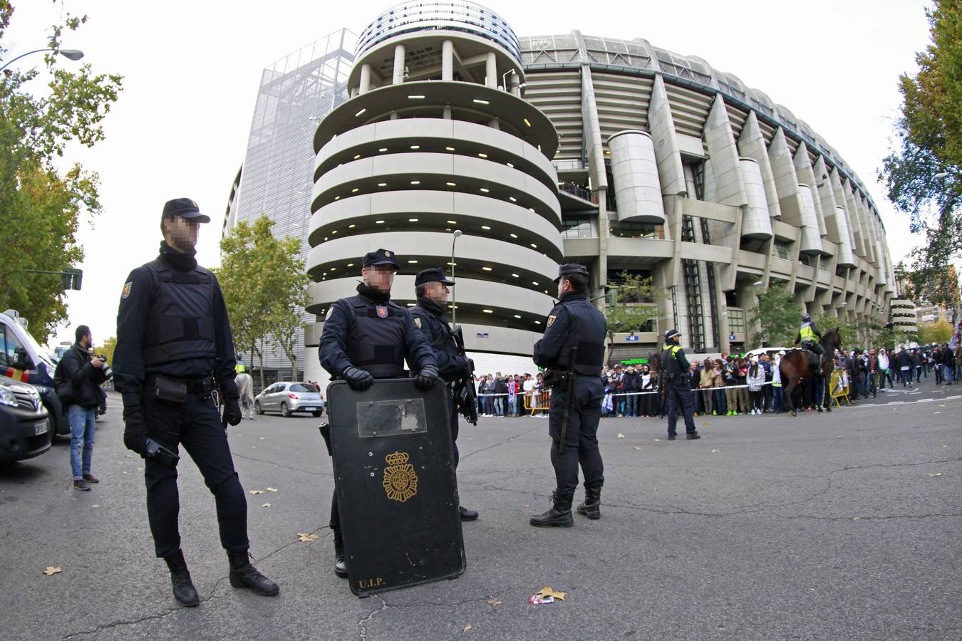 Máxima seguridad en el Real Madrid-Barcelona