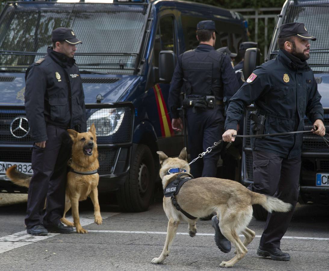 Máxima seguridad en el Real Madrid-Barcelona