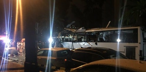 Atentado en Túnez contra un autobús en el que viajaba la guardia presidencial