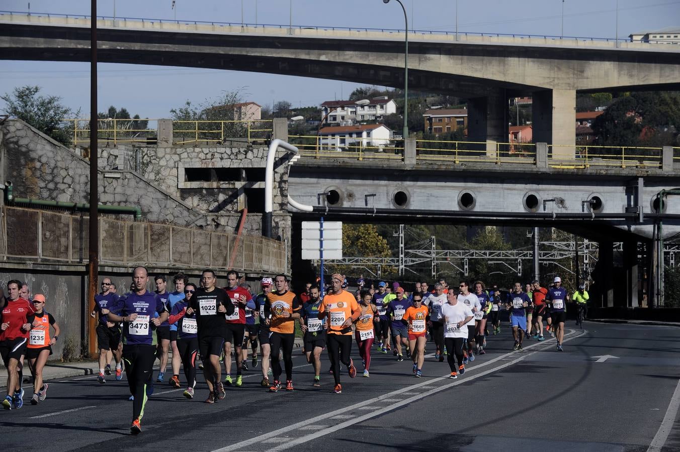 Desde Santurtzi a Bilbao con objetivos solidarios