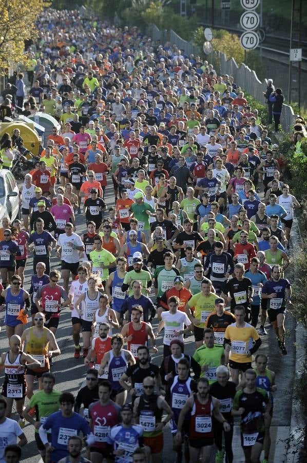 Desde Santurtzi a Bilbao con objetivos solidarios