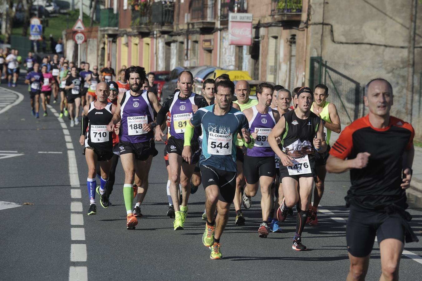Desde Santurtzi a Bilbao con objetivos solidarios