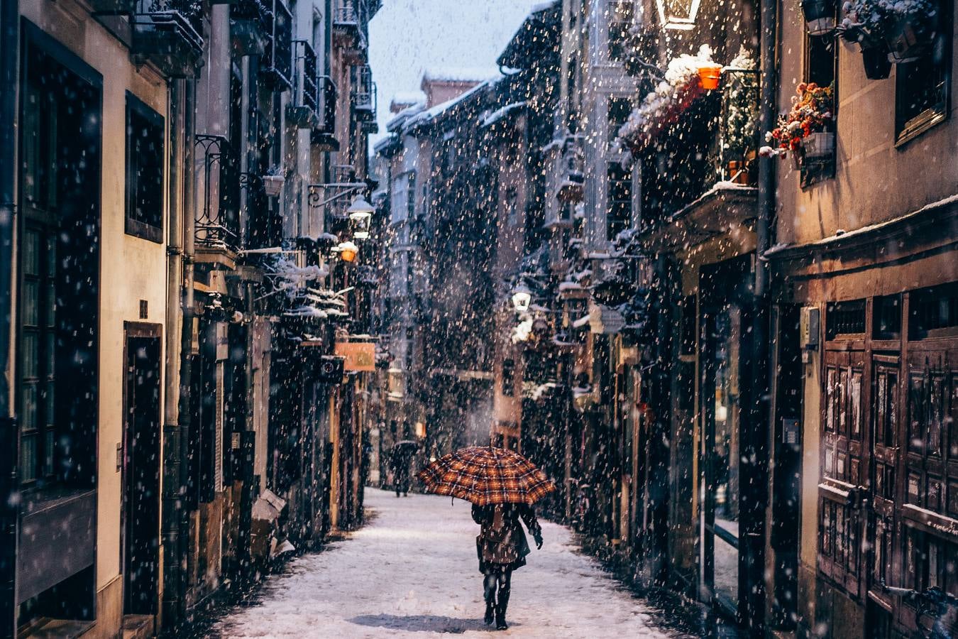 Invierno en la calle Correría. Segundo premio. 