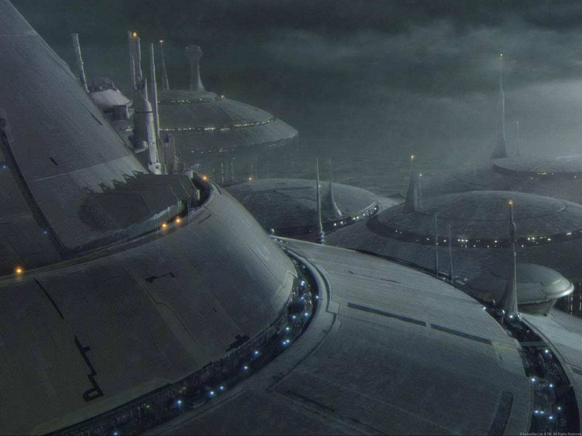 Kamino. Azotado por fuertes lluvias, se trata de un planeta acuático cuyos habitantes dominan la tecnología de la clonación