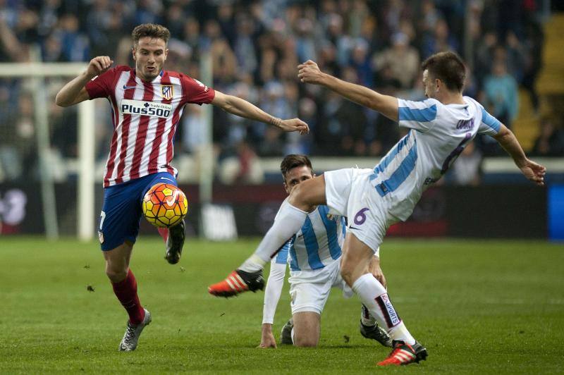 Las mejores imágenes del Málaga-Atlético