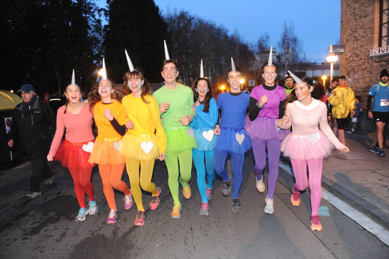 Calentamiento para la San Silvestre de Vitoria 2015