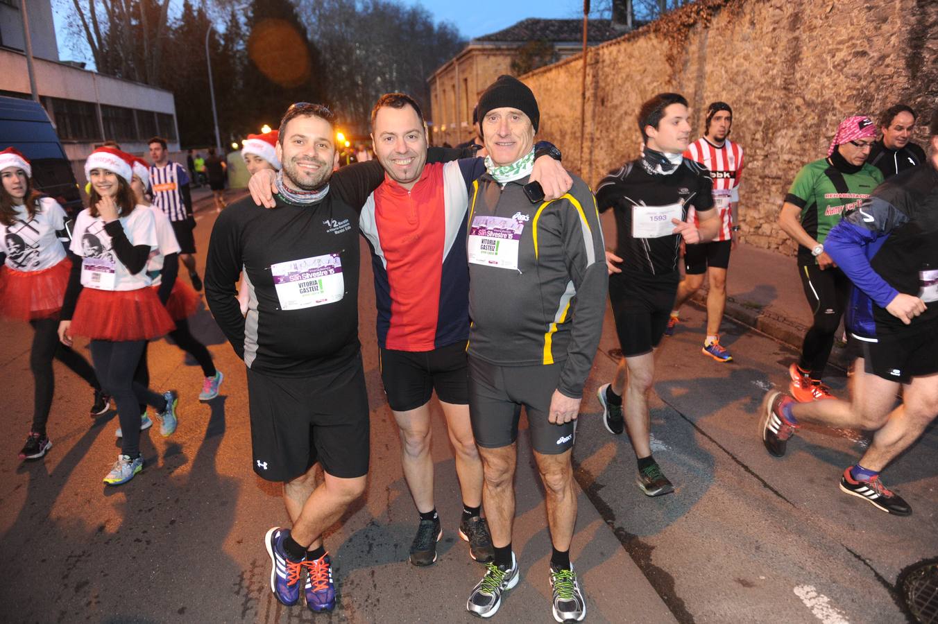 Calentamiento para la San Silvestre de Vitoria 2015