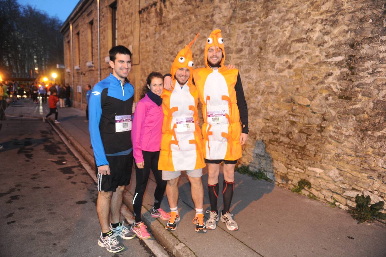 Calentamiento para la San Silvestre de Vitoria 2015