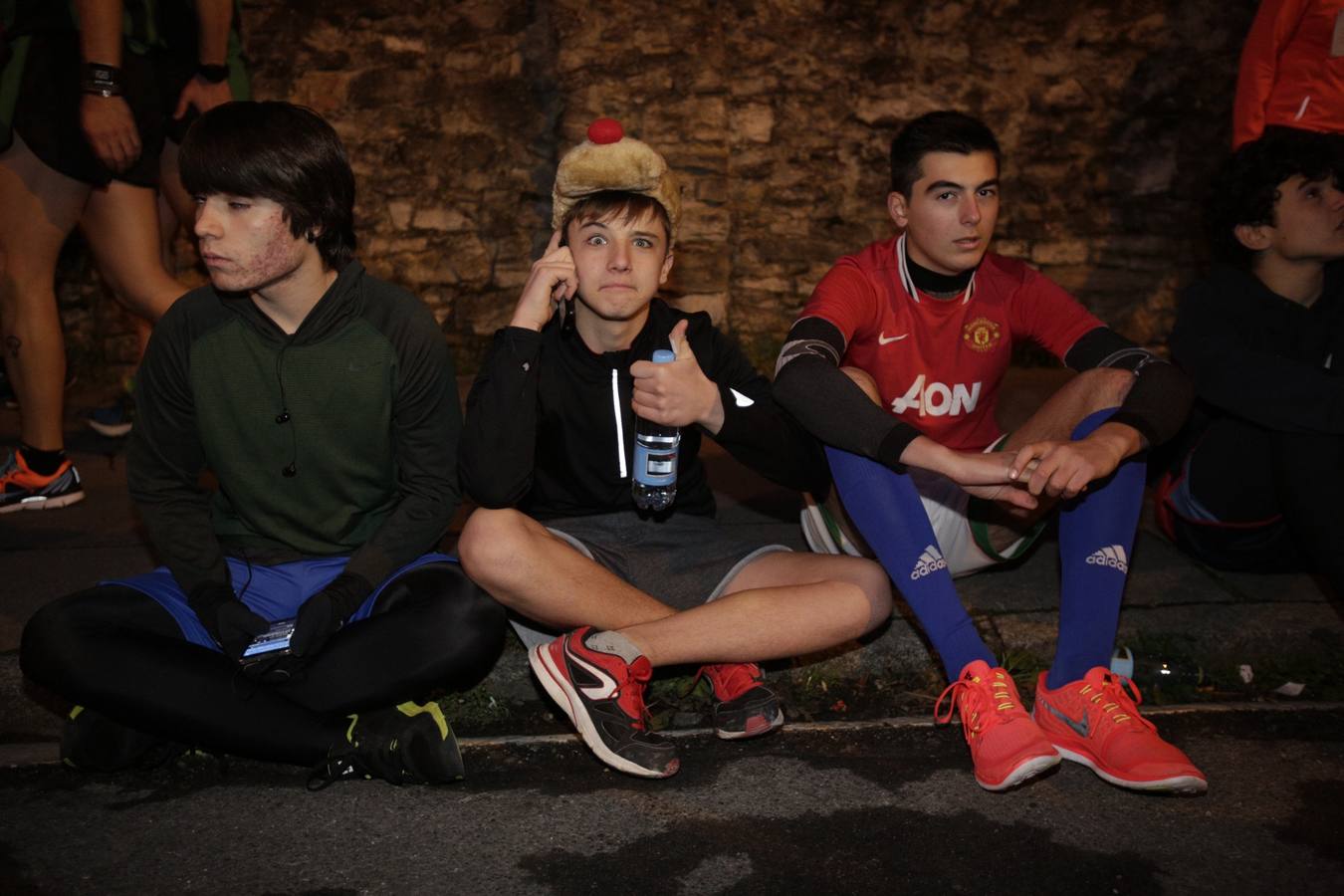 Calentamiento para la San Silvestre de Vitoria 2015