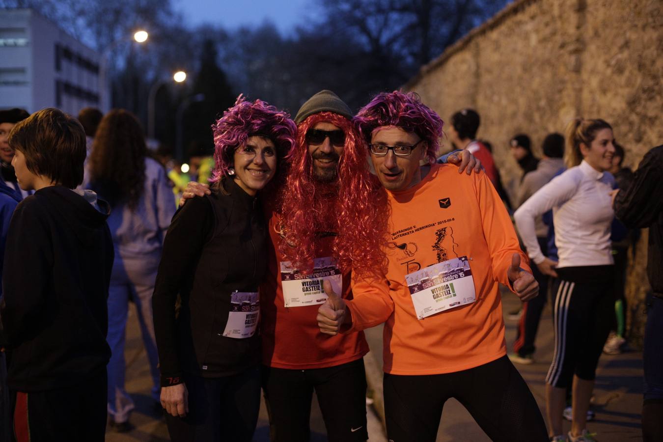 Calentamiento para la San Silvestre de Vitoria 2015