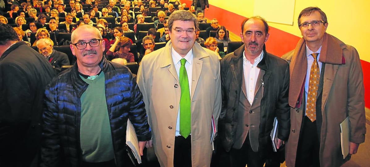 Xabier Aierdi, Juan María Aburto, Daniel Innerarity y César Coca.