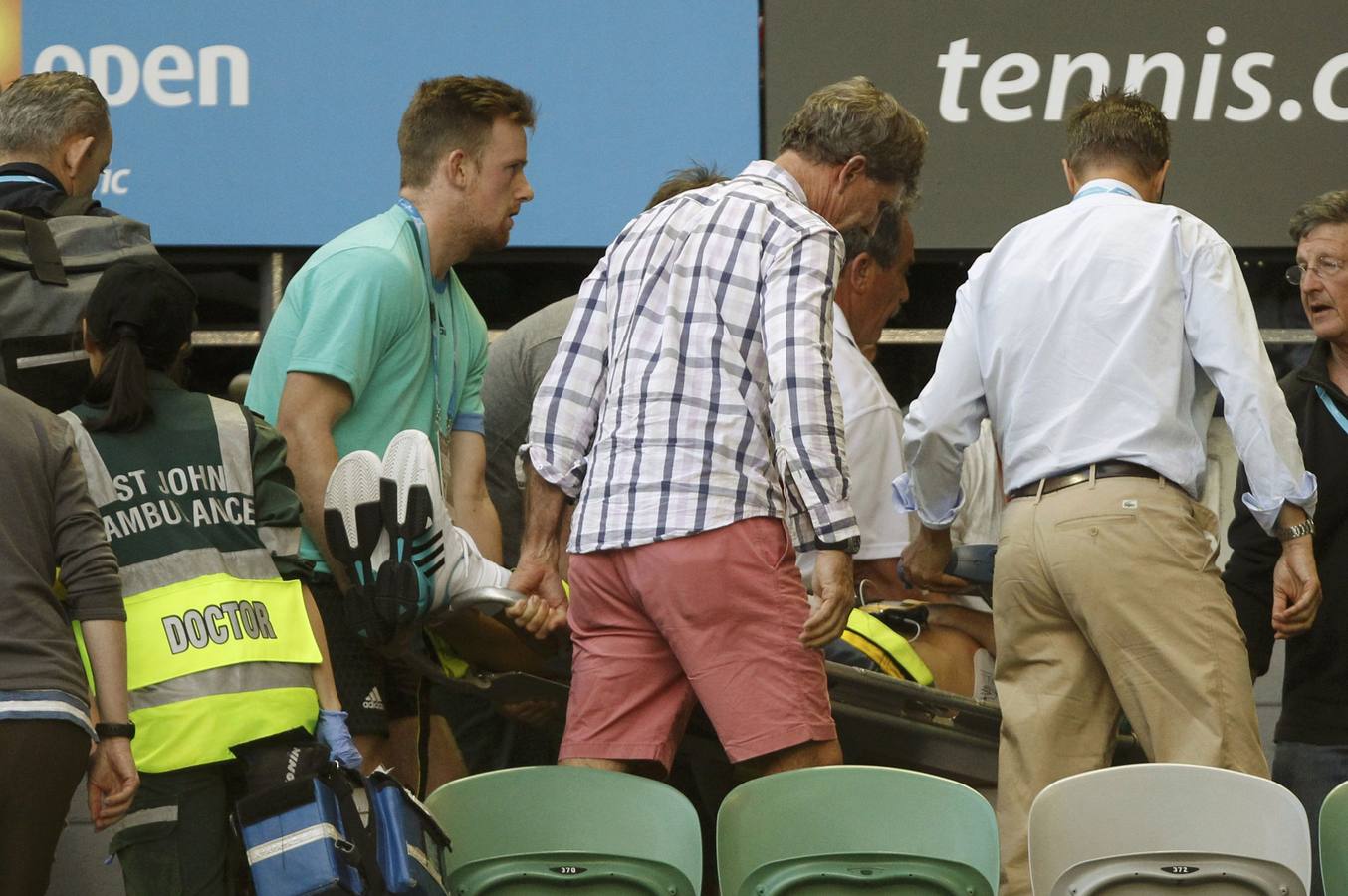 El desmayo del suegro de ndy Murray