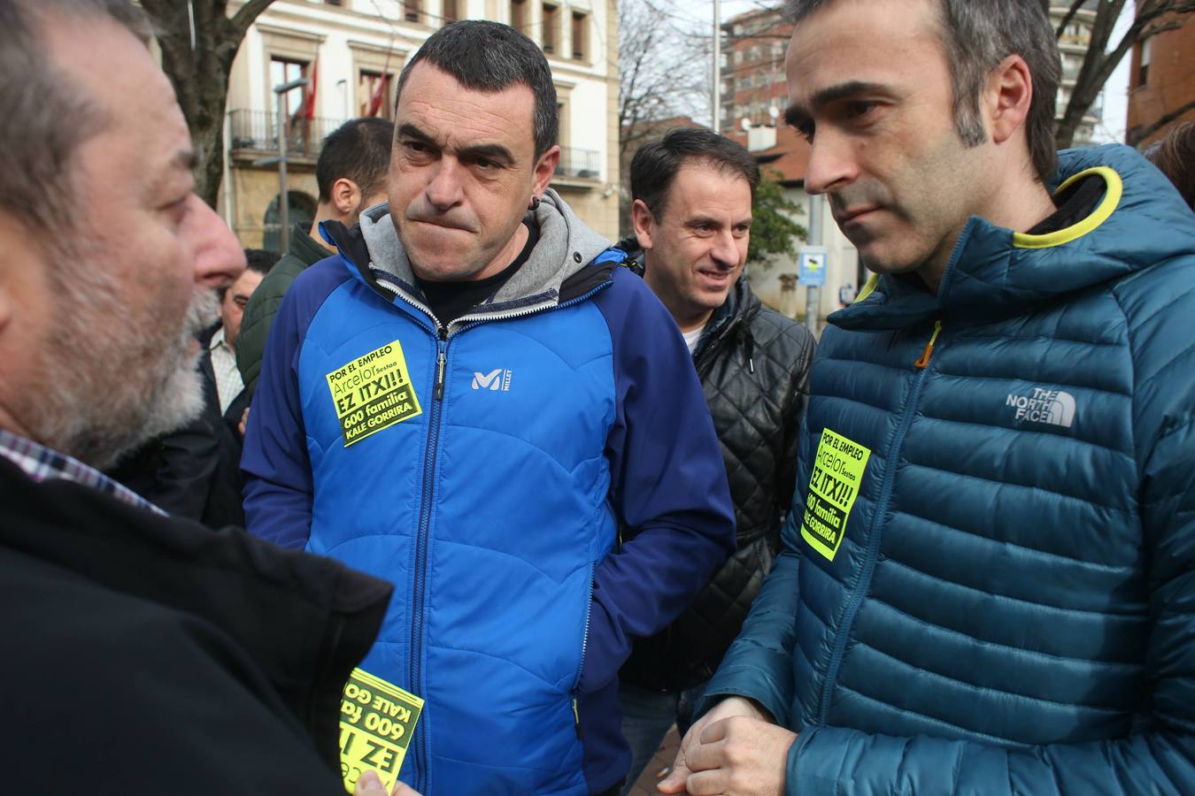 Trabajadores de la ACB de Sestao protestan por la &quot;parada temporal indefinida&quot;