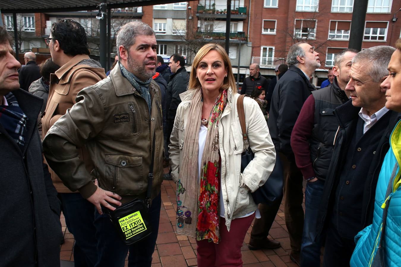 Trabajadores de la ACB de Sestao protestan por la &quot;parada temporal indefinida&quot;