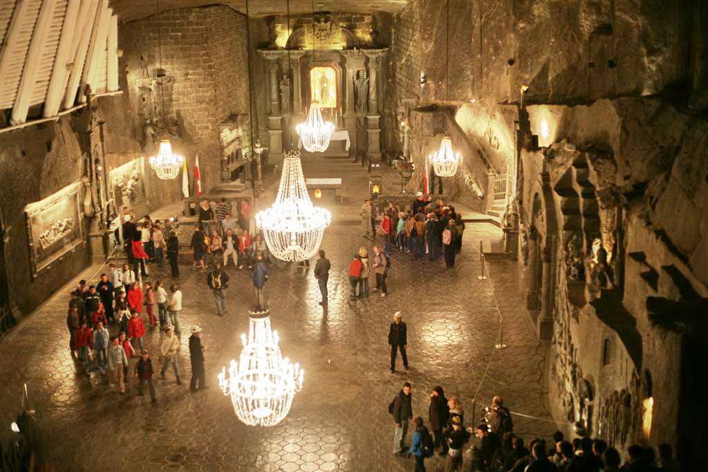 Las minas de Wieliczka.