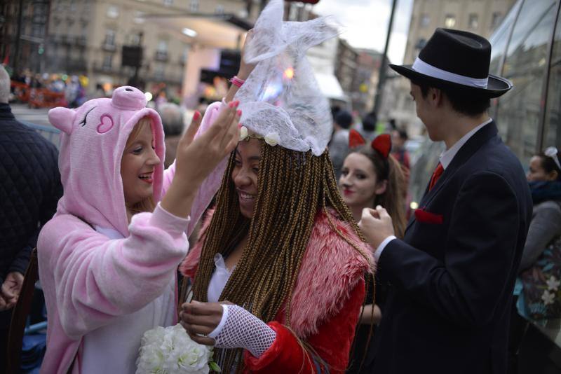 El Carnaval se adueña de la Gran Vía