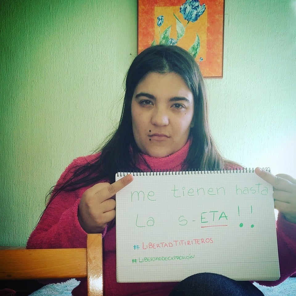 &#039;#LibertadTitiriteros&#039; y &#039;#SoyTitiritero&#039;, muestras de solidaridad en las redes con los detenidos