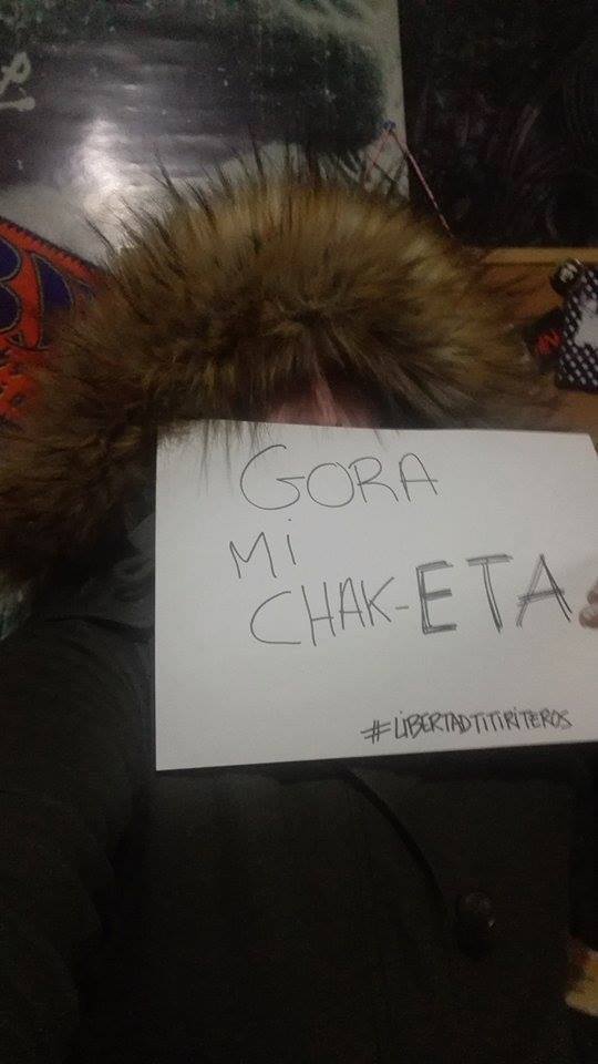 &#039;#LibertadTitiriteros&#039; y &#039;#SoyTitiritero&#039;, muestras de solidaridad en las redes con los detenidos