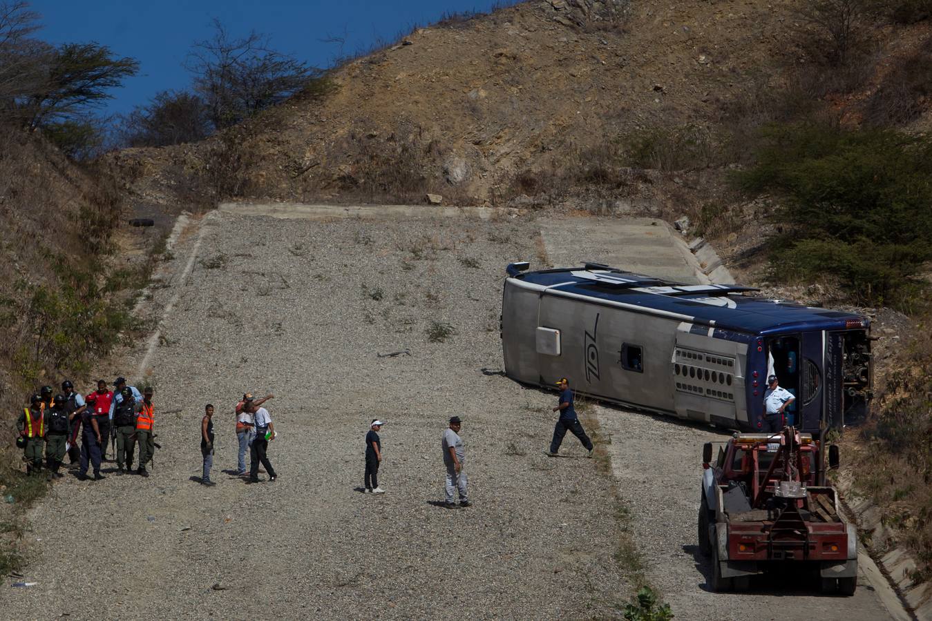 Así quedó el autobús del Huracán tras el brutal accidente