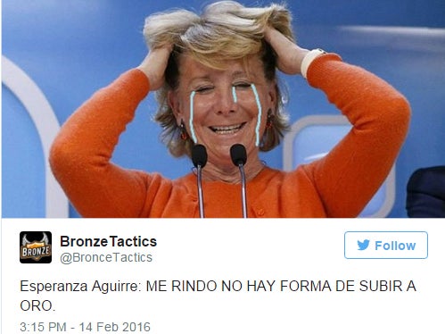 Los mejores memes de la dimisión de Esperanza Aguirre