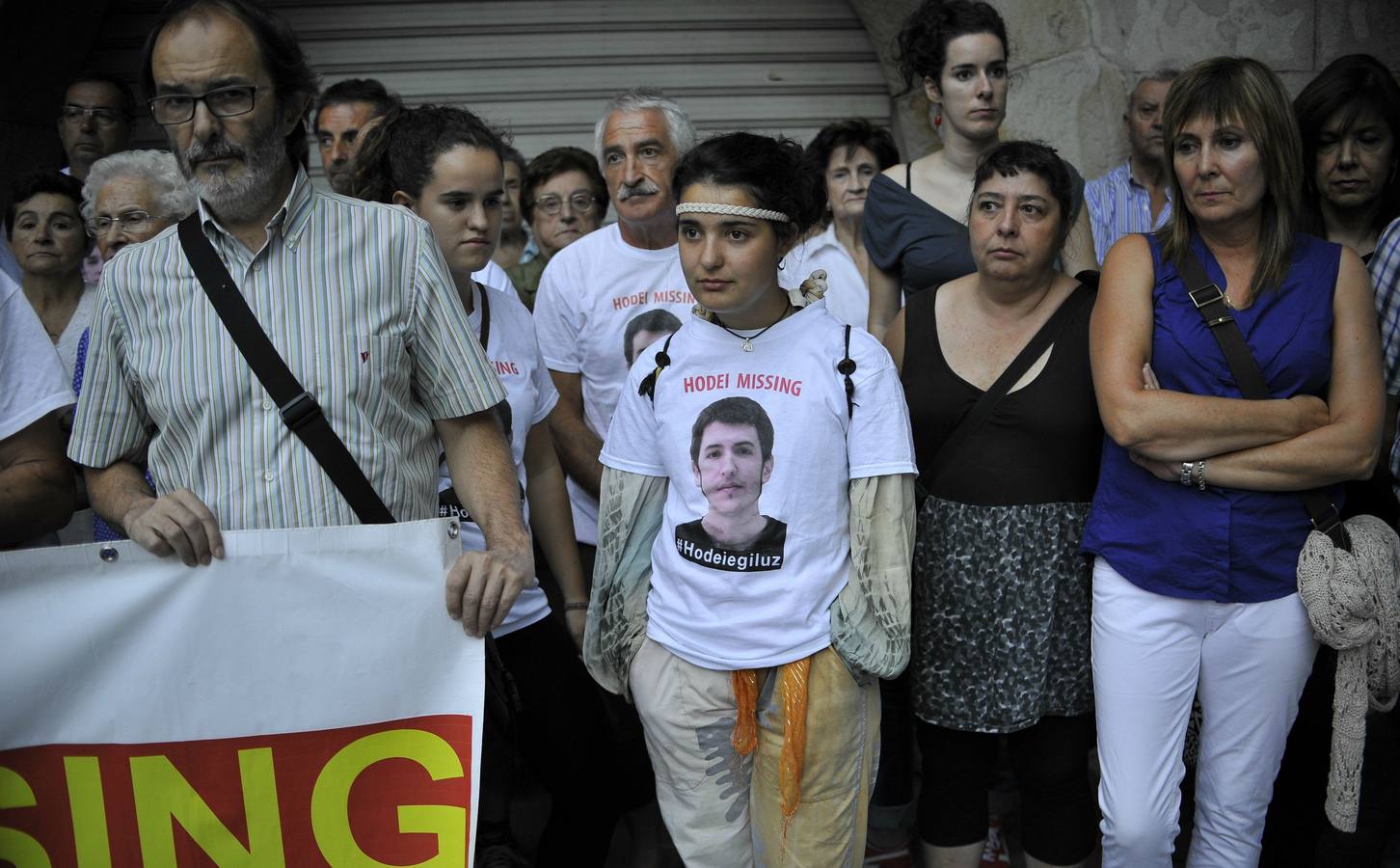 Nueva concentración en Galdakao cuando se cumplen 11 meses de su desaparición.