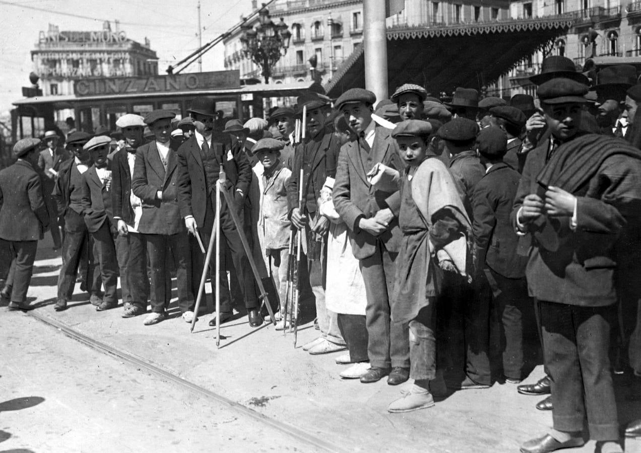 Las obras crean una gran expectación entre la población madrileña que a menudo se concentra en los tajos.