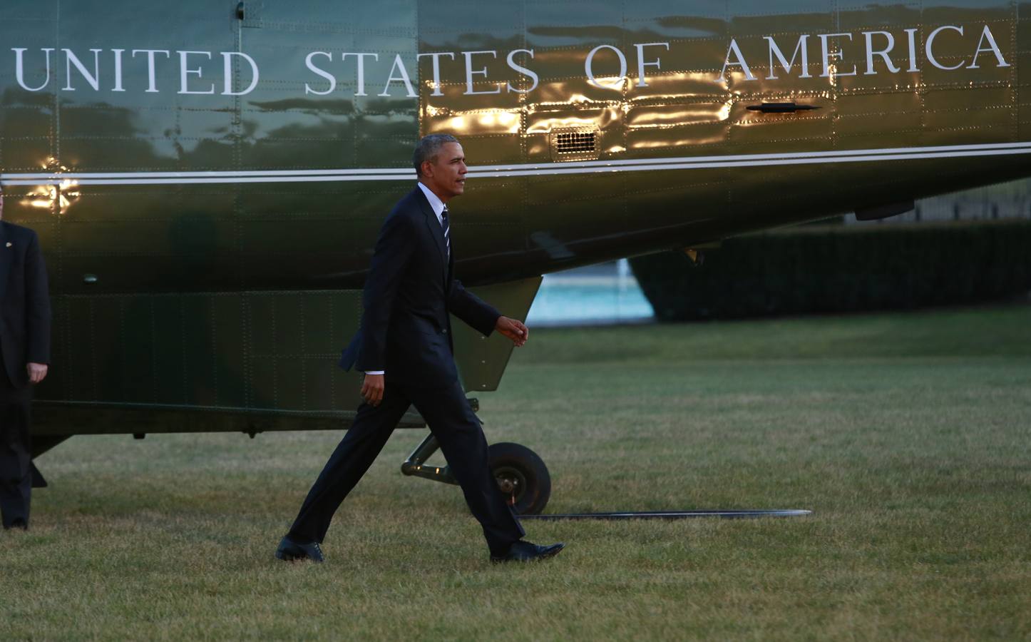 Reunión de Obama con el cuerpo de los Marines en Washington