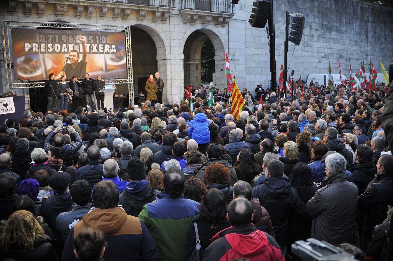 Homenaje a Otegi en Elgoibar