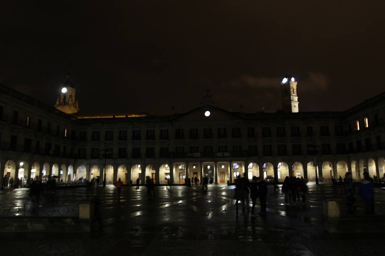 La Plaza de España en Vitoria. 