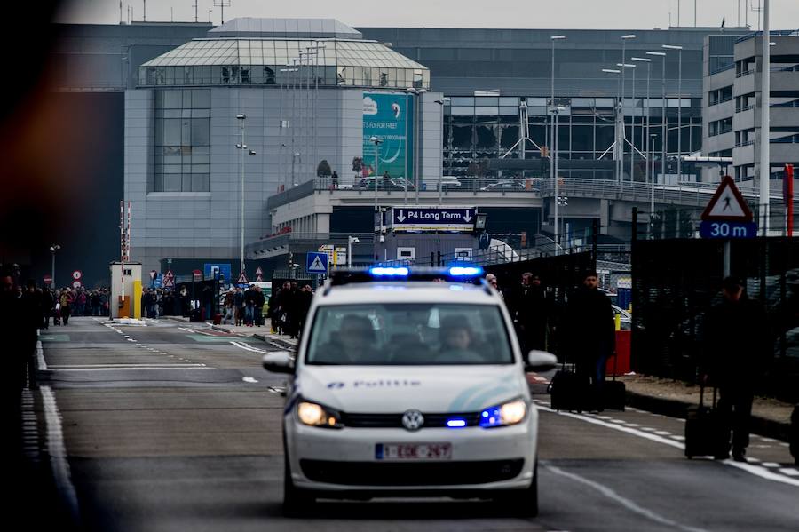 Imágenes de las explosiones en el aeropuerto de Bruselas