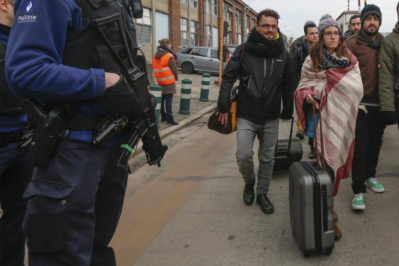 Bélgica, aislada por tierra y aire