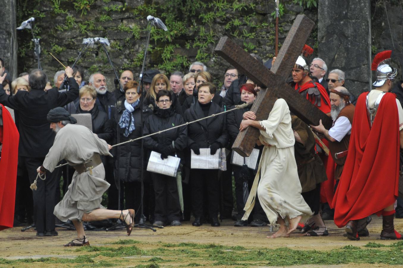 El Vía Crucis viviente en Balmaseda