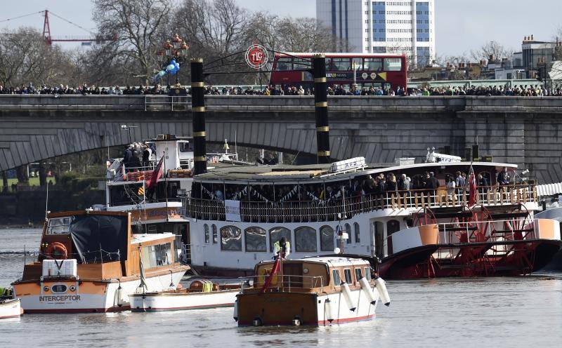 Tradicional regata entre Oxford y Cambridge