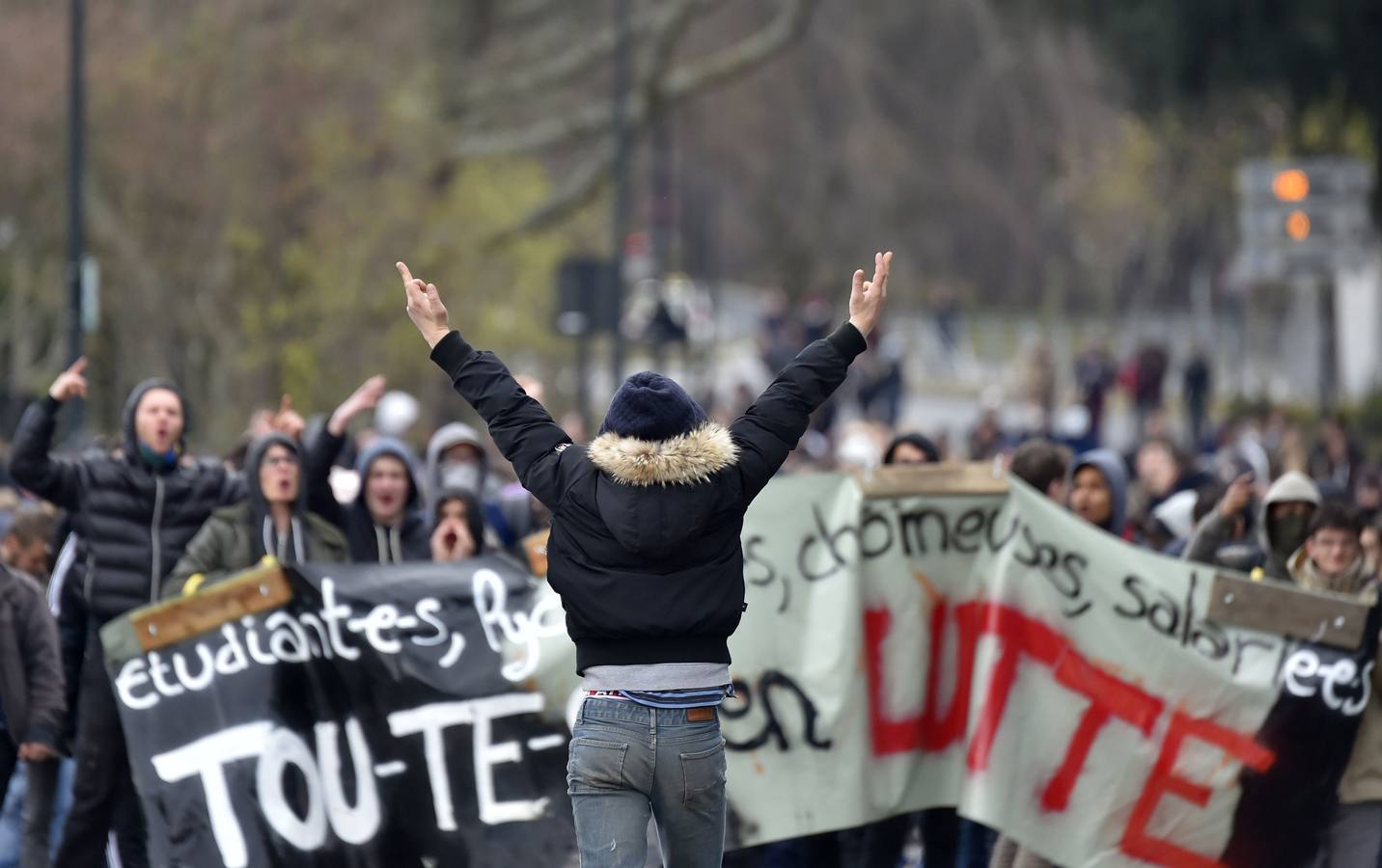 Graves disturbios en Francia en las protestas contra la reforma laboral